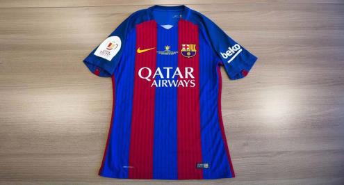 صورة.. برشلونة يرتدي قميصا تذكاريا في نهائي كأس ملك إسبانيا